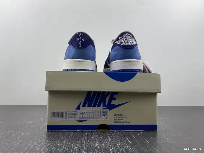 Kick Theory SCOTT TRAVIS X JORDAN CUSTOM 1 AIR DM7866-808 0511